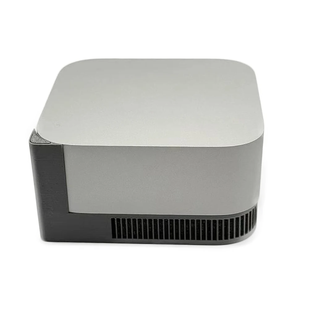 Top Power Button Base for 2024 Mac Mini M4 3D Printing Push Switch with Cooling Base Black White Gray Silver