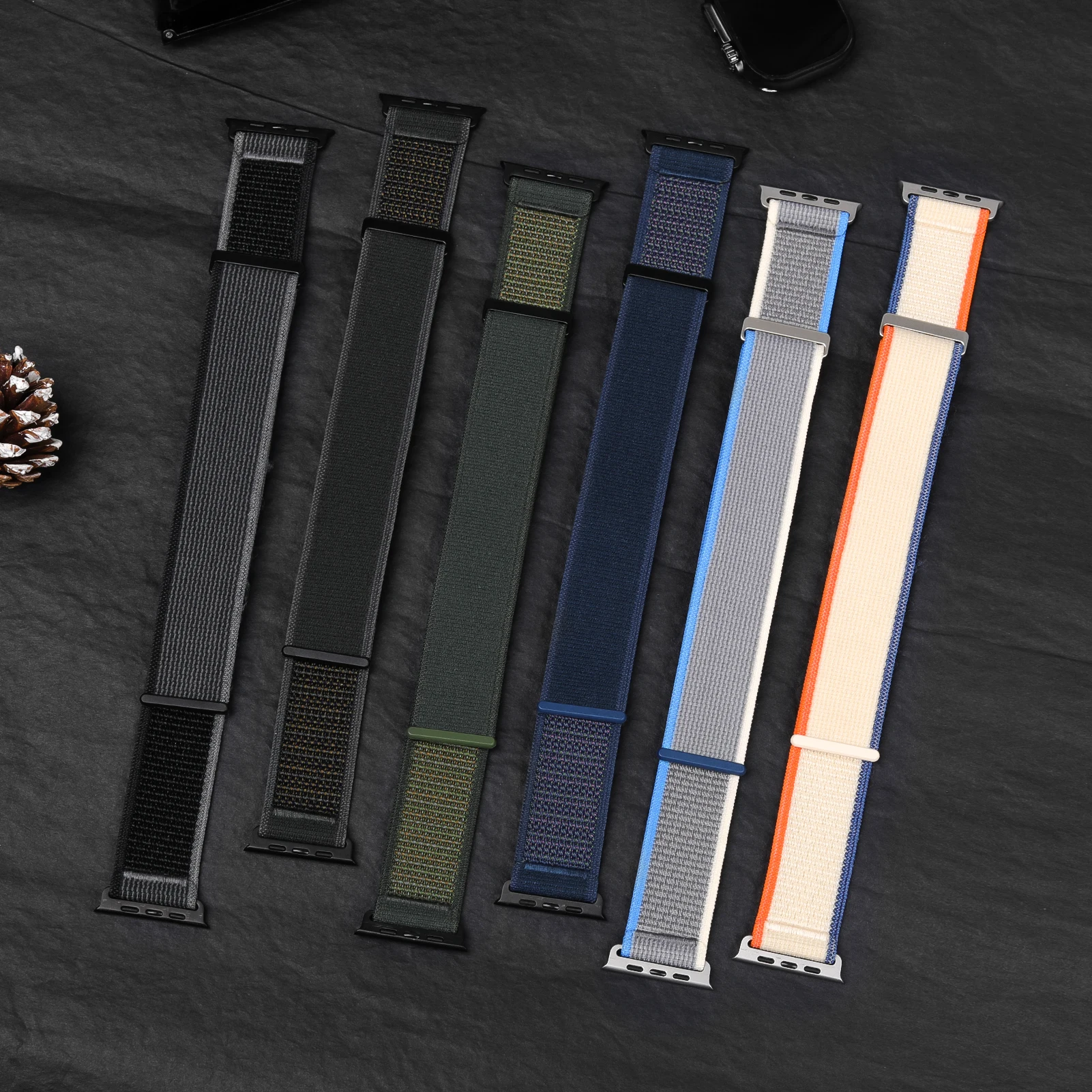 Trail Loop für Apple Watch Ultra 2 Band 49 mm 44 mm 46 mm 45 mm 40 mm 42 mm Nylonarmband/Knöchelarmband iWatch Serie 10 9 8 Se-Armband
