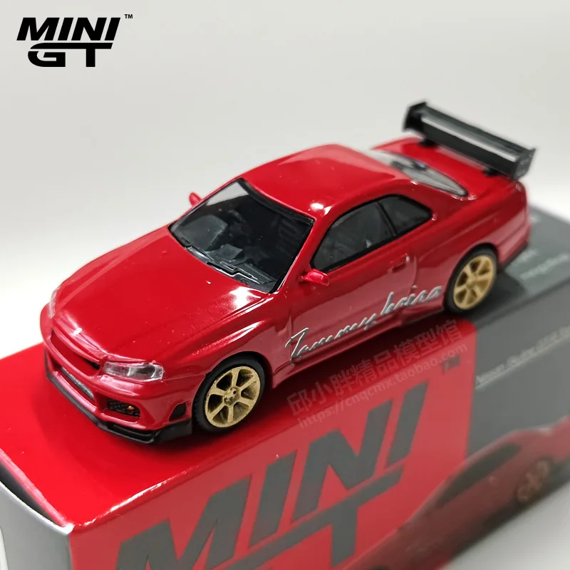 

Мини GT 1:64 #543 NISSAN GT-R изменить R34 издание tommykработы R RZ красная литая модель гоночный автомобиль детские игрушки в подарок