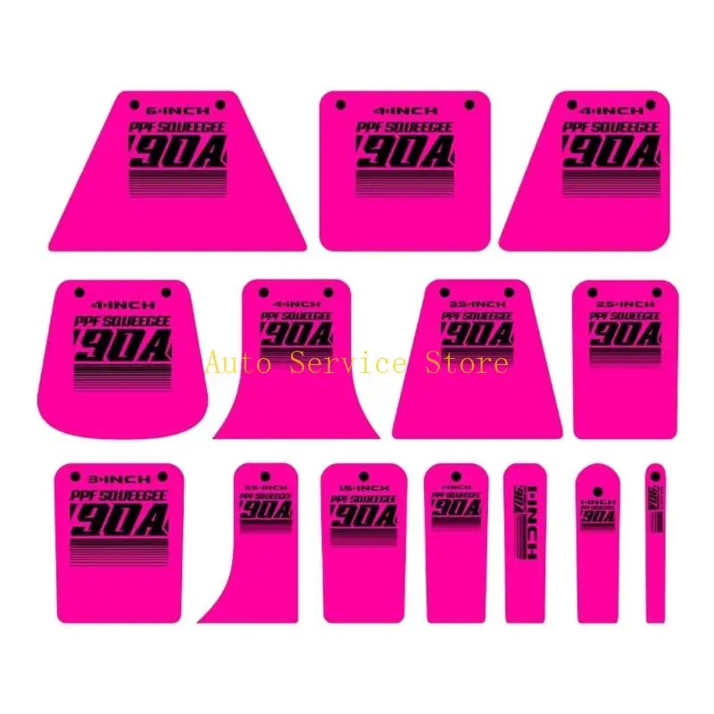 462A High Quality 14PCS Vehicle Wrap Tools With Ergonomic Design For Smooth Bubble Application