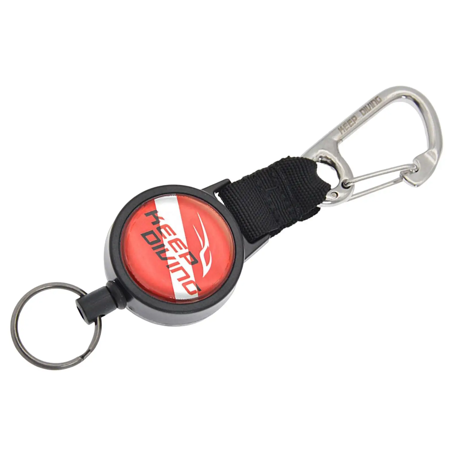 Scuba Diving Retractable Lanyard Hanging Strap Fin Mask Gear Retractor Clip & for Underwater Snorkeling