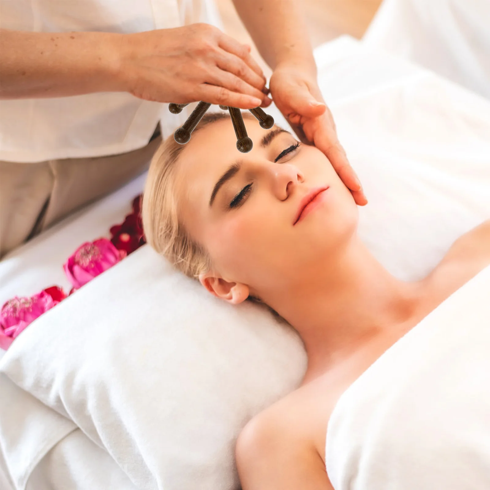 

Деревянный массажер для головы, 1 шт., для расслабления и снятия стресса, с закругленными углами, гладкая поверхность, массажер-коготь для головы