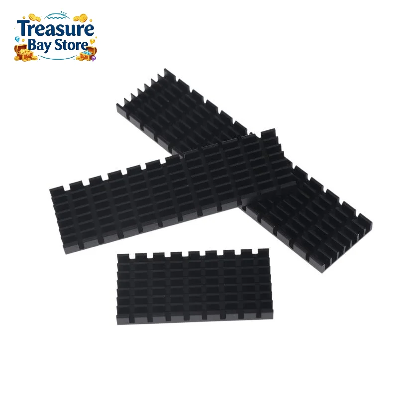 Aluminum Heatsink Radiator Heat Sink For Electronic RAM Chip LED SSD Cooling With Thermal Conductive Tape