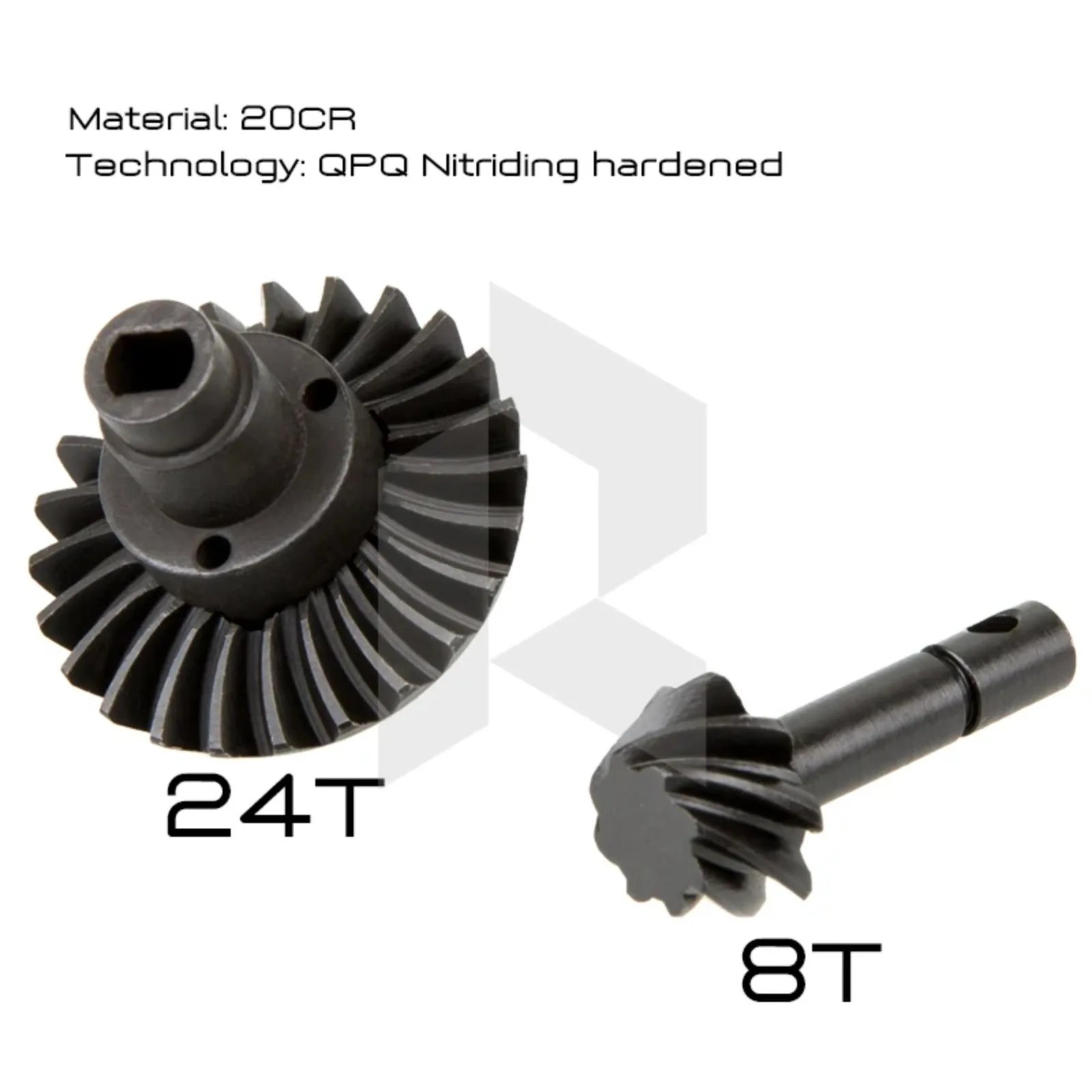 RhinoRC CNC Hardened Overdrive Portal Axle Shafts And Gears Upgrade Kit