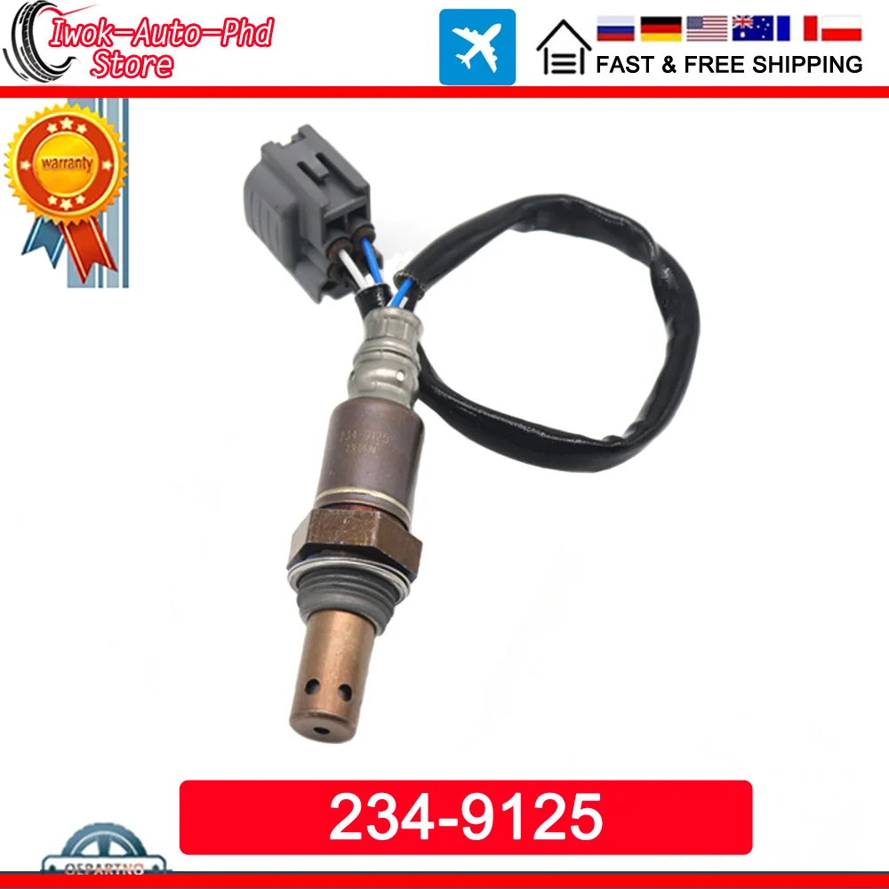 Sensor de oxigênio lambda o2 de relação de combustível de ar de carro upstream 234-9125 para jaguar S-TYPE super v8 venen plas xf xjr xk xk8 xkr 2006-2011