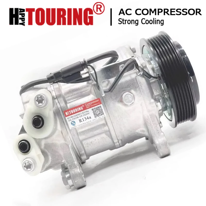 AC Compressor for BMW 530i 540i 740i 840i 840i xDrive Gran Coupe X5 X6 X7 64526822847 64526926545 64526995918 64527945819