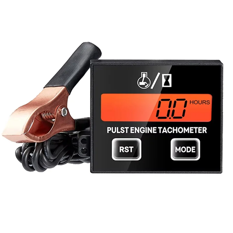 Motorcycle Tachometer Gauge Hour Meter Tachometer For ATV Motorcycle Stroke Engine Boat-L94A