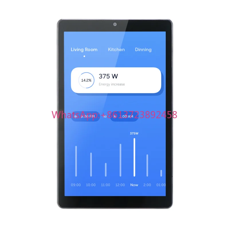 8 Inch Rk3566 Quad Core 4GB Ram Plastic Android 13 Capacitive Touch Switch Smart Tablet PC for Smart Home