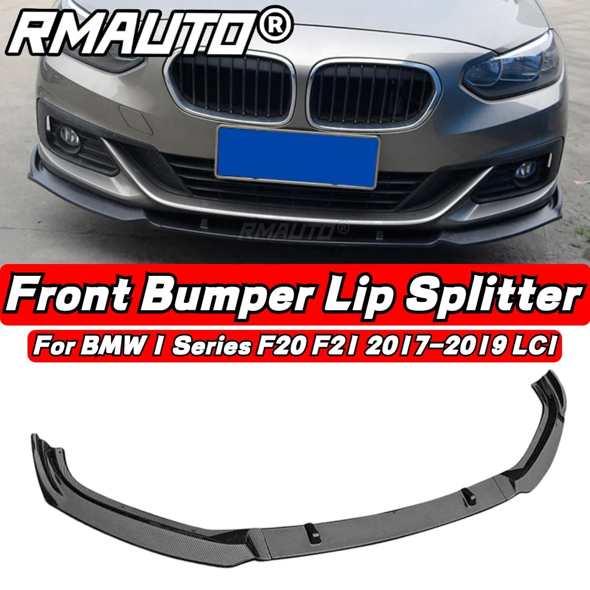 F20 Lip Car Front Bumper Lip Splitter Spoiler Diffuser Bumper Guard Body Kit For BMW 1 Series F20 F21 2011-2019 Car Accessories