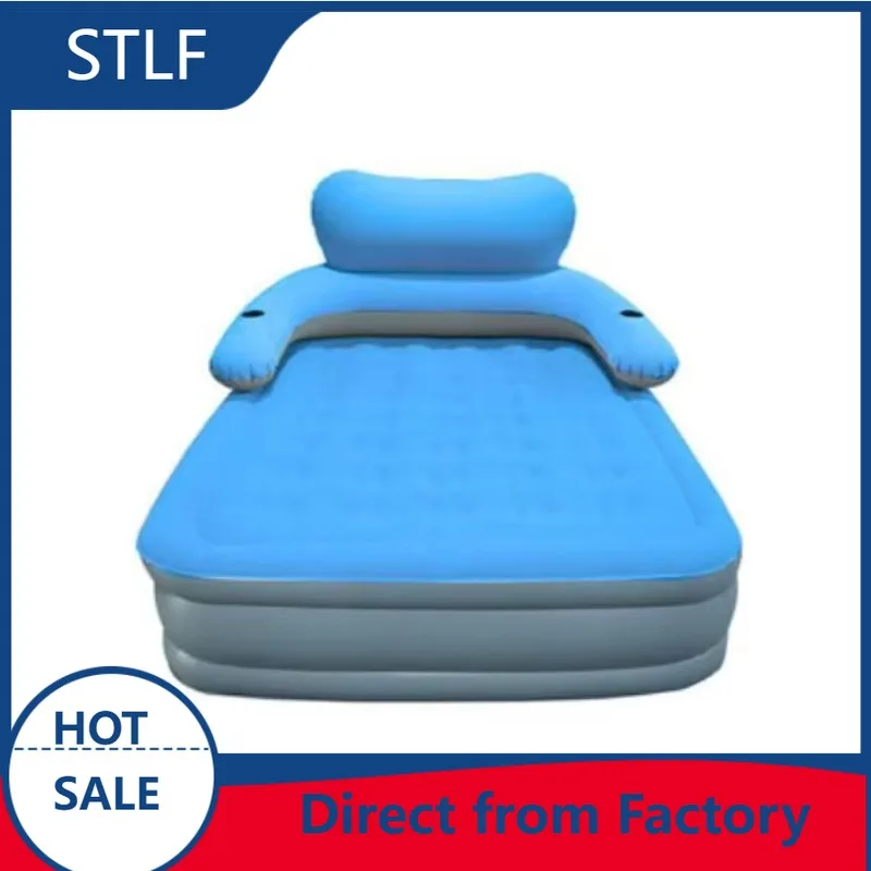 Split Type Inflatable Airbed with Flat Backrest