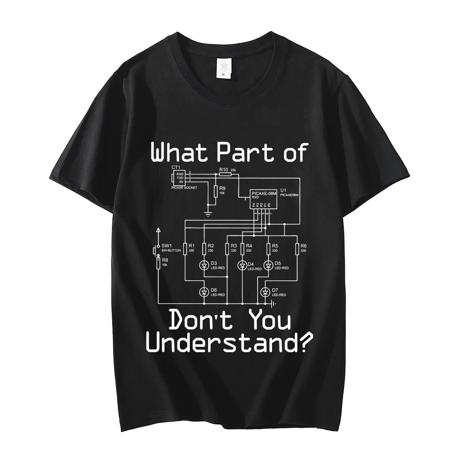 الأسلاك الكهربائية مخطط الزوج أبي Aift تي شيرت الرجال مضحك كهربائي تي شيرت موضة عادية كم قصير تي شيرت للجنسين #1