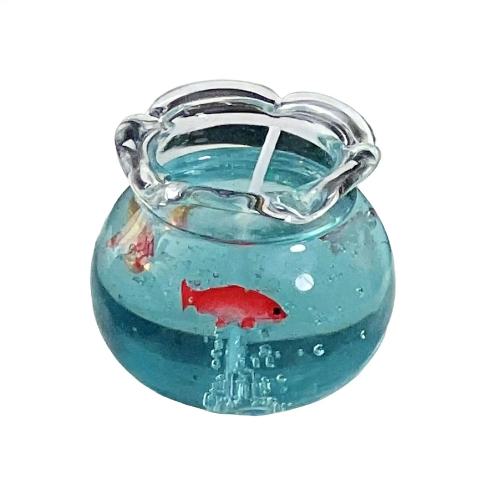 Mini Bubble Fish Tank Candle Cute Decorative Aesthetic Trendy Mini Bubble Home Scent Candle for Bedroom Party Favors Meditation
