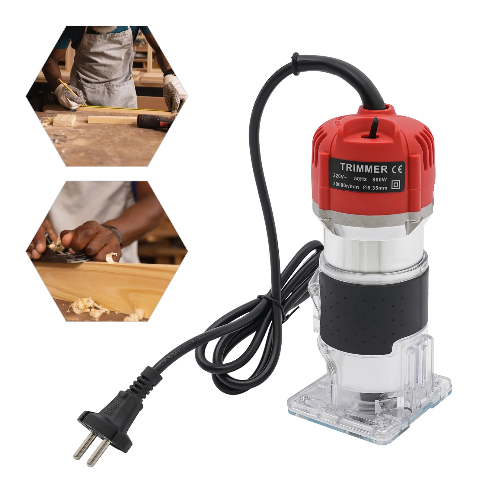 220v 50hz 30000r/m elektrischer Holz fräser & Trimmer Holz bearbeitung Zoll Holz schnitzerei