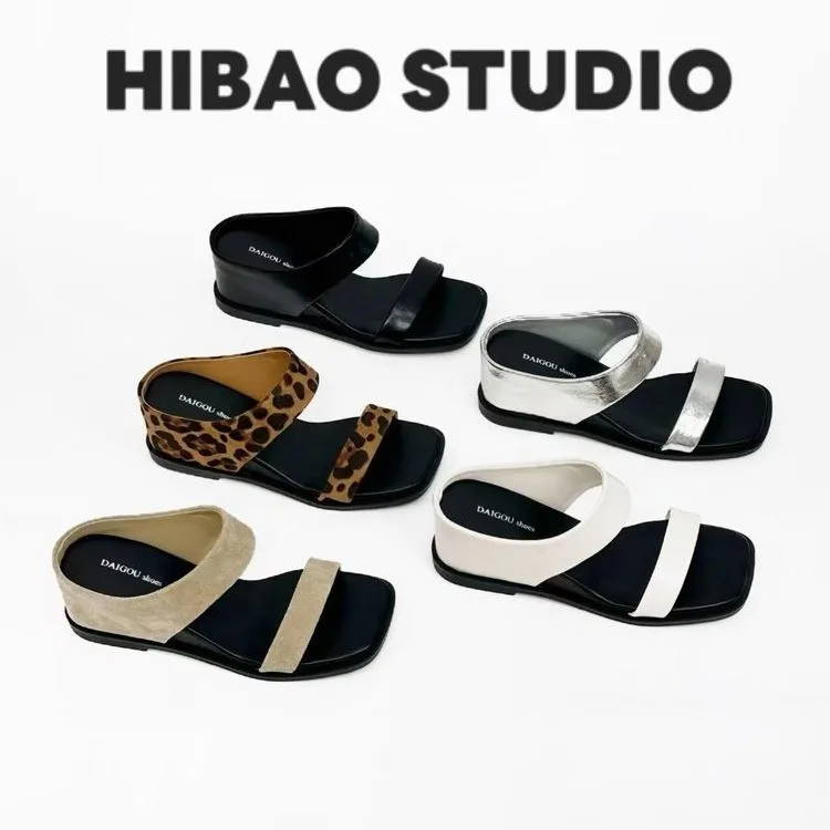 

High-heel one-piece slip-on shoes for women, 2026 new style, suitable for wearing with dresses, open-toe Roman-style slippers