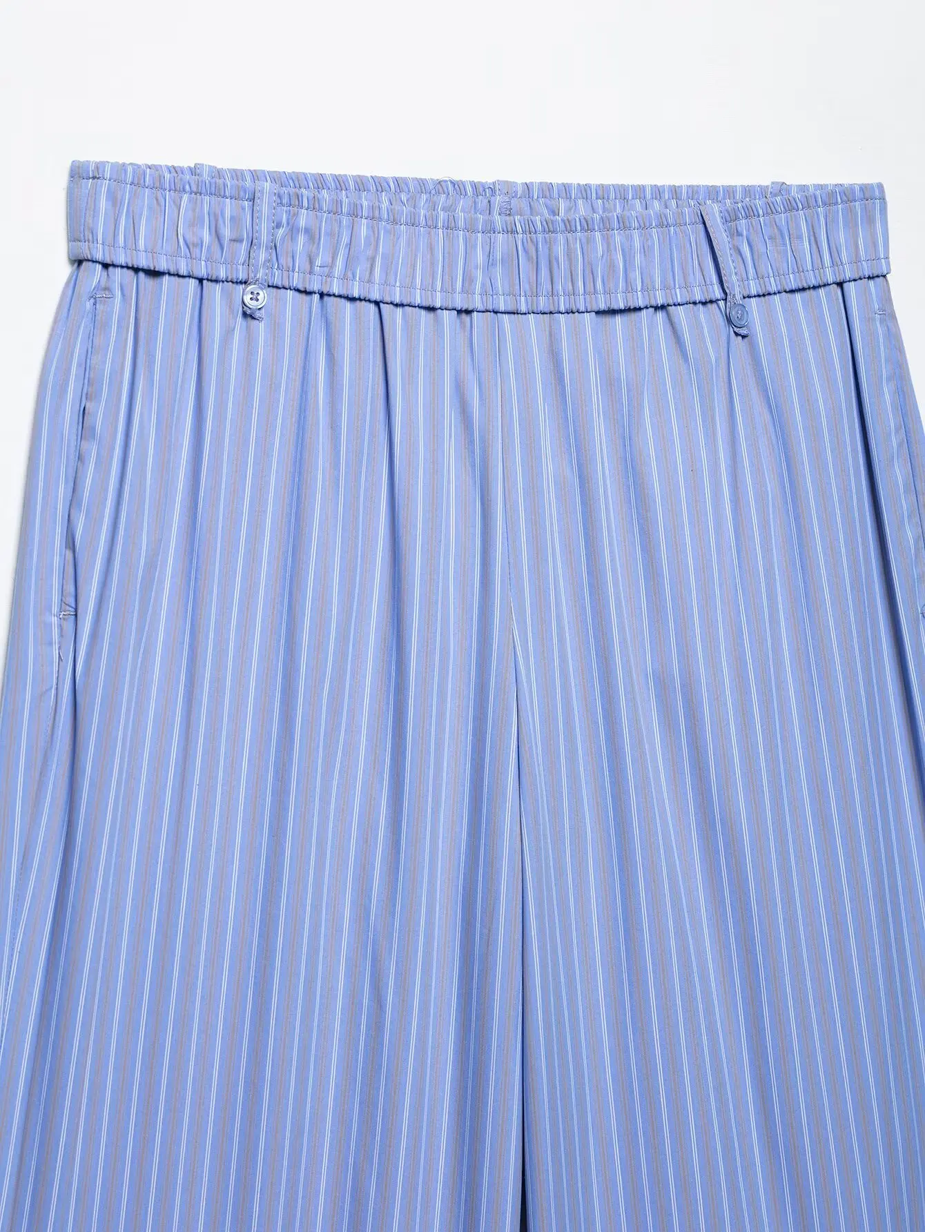 ZEVITY 2025 ผู้หญิงแฟชั่นElasticเอวพิมพ์ลายสบายๆตรงกางเกงหญิงฤดูร้อนกระเป๋ากางเกงSlim Mujer P9056