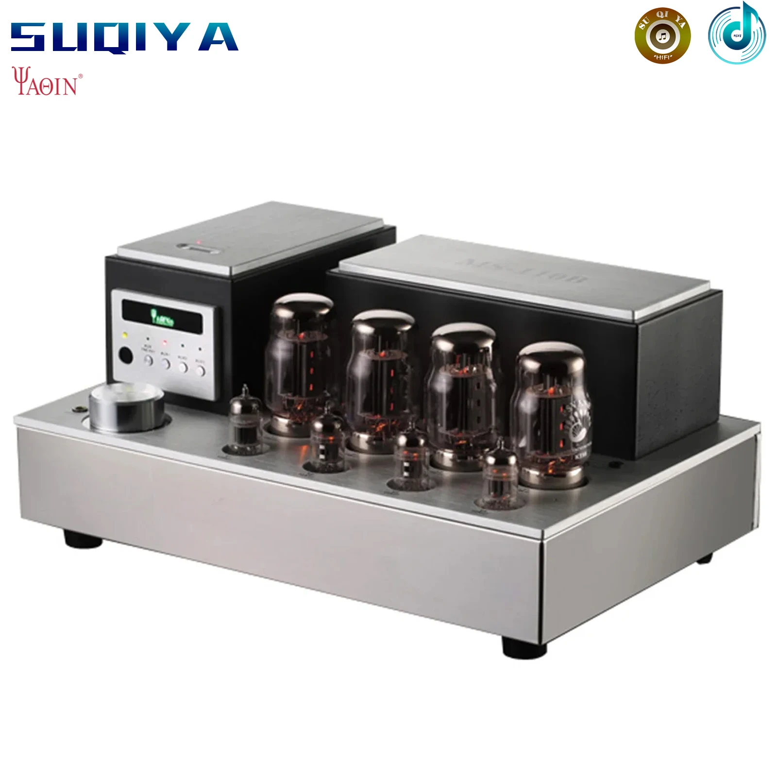 

YAQIN MS-110B Machine 50W*2 KT88 Vacuum Tube Amplifier Fever HiFi High Fidelity Combined Push-pull Speaker Factory Direct Sales