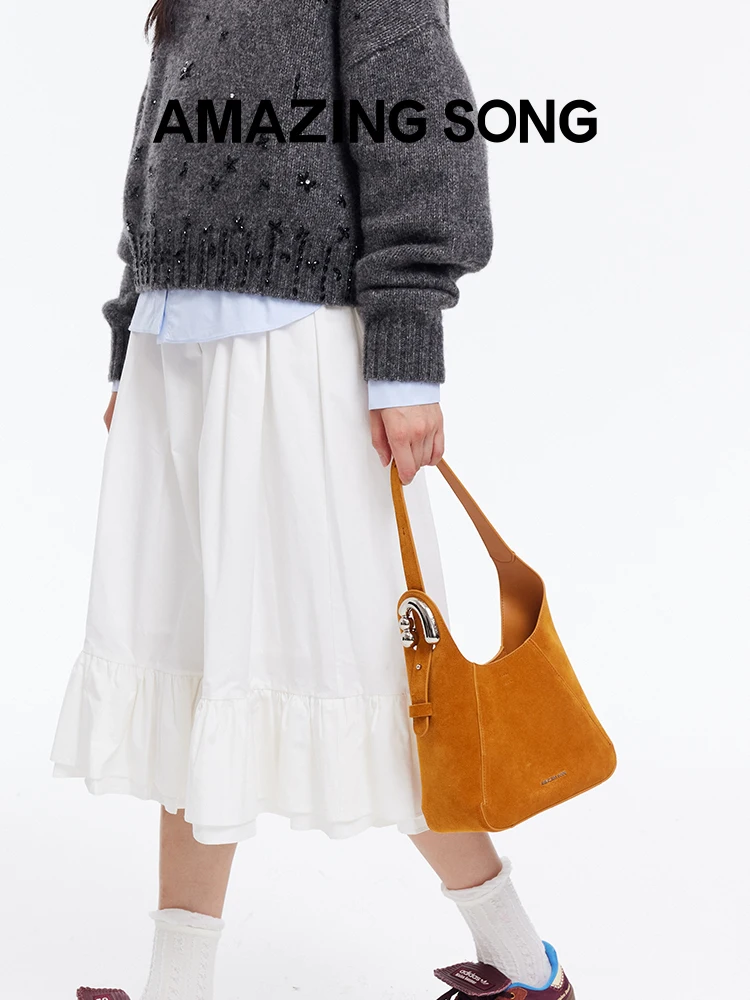 Amazing Song Flat Bucket Bag