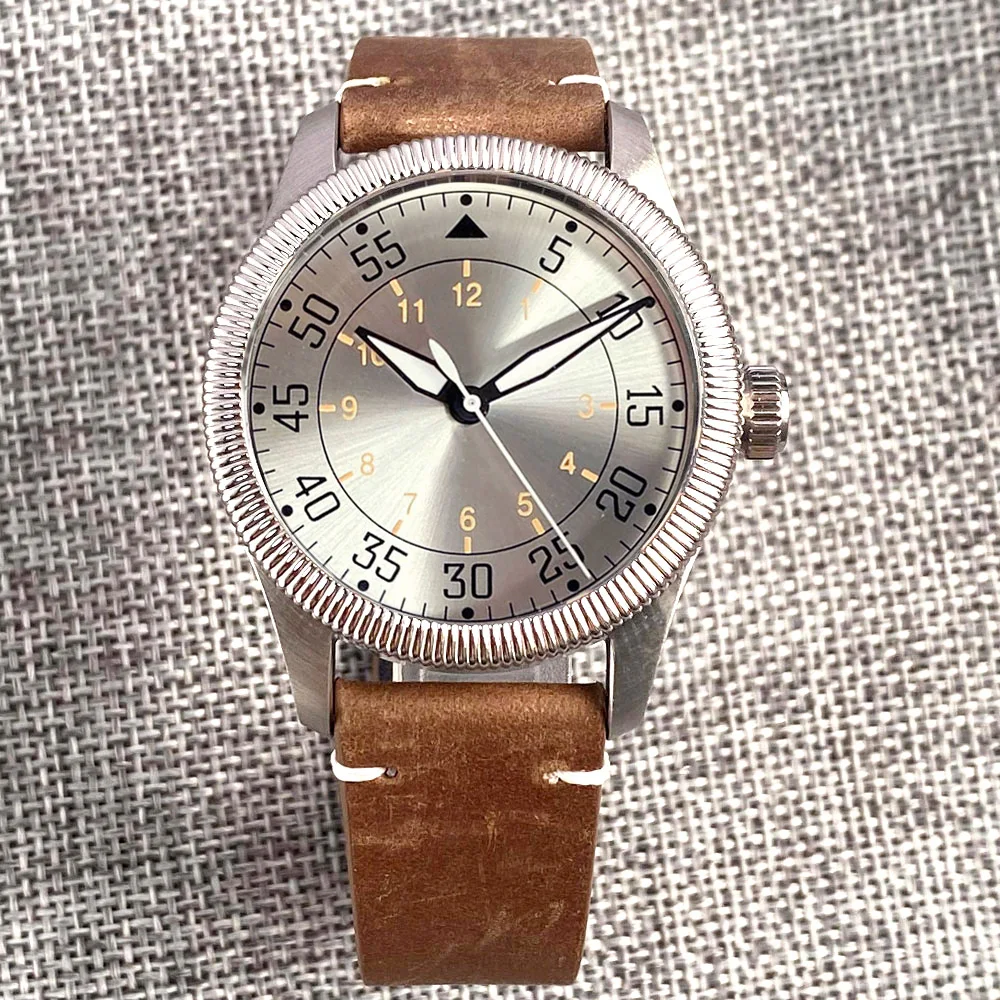 Tandorio Swim NH35A PT5000 Pilot Diver Watch 39mm 3