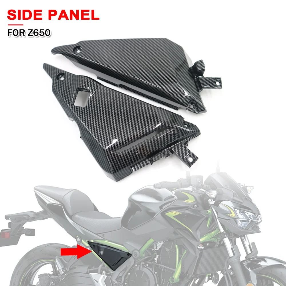 

Motorcycle Frame Infill Guard For Kawasaki Z650 Z 650 2021-2024 For Ninja 650 2017-2022 2023 Side Panel Fairing Cover Protector