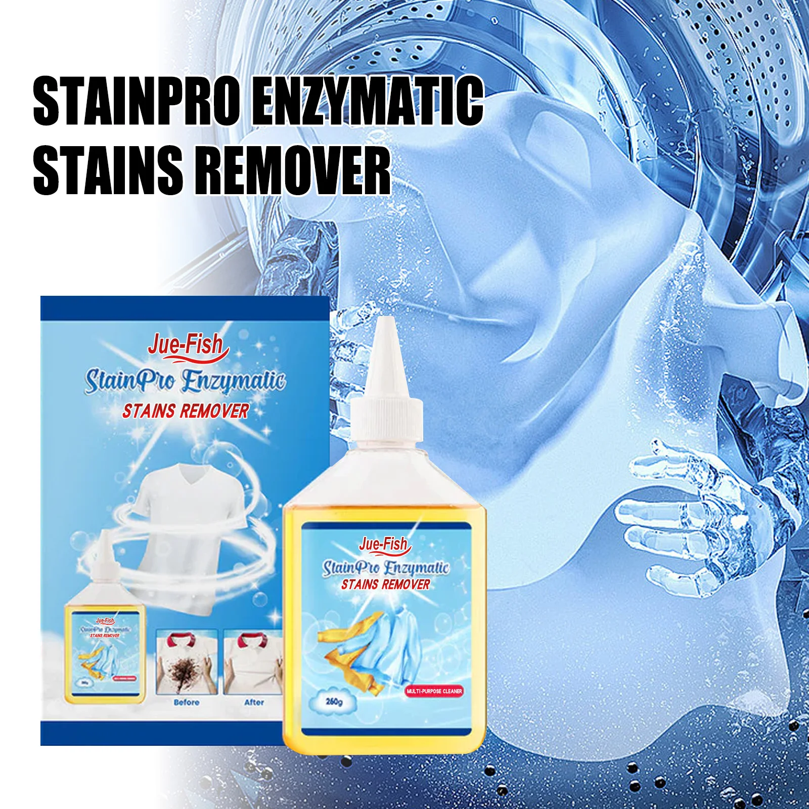 Laundry Stain Remover Portable Active Enzyme Cleaning Agent for Underwear Bra Pants T-shirt The Roller Cleaning Supplies