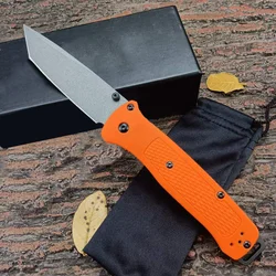 BM 537GY Bailout Folding Pocket Knife S35V Tanto Blade Nylon Wave Fiber Handles Outdoor Camping Hunting EDC Hand Tools