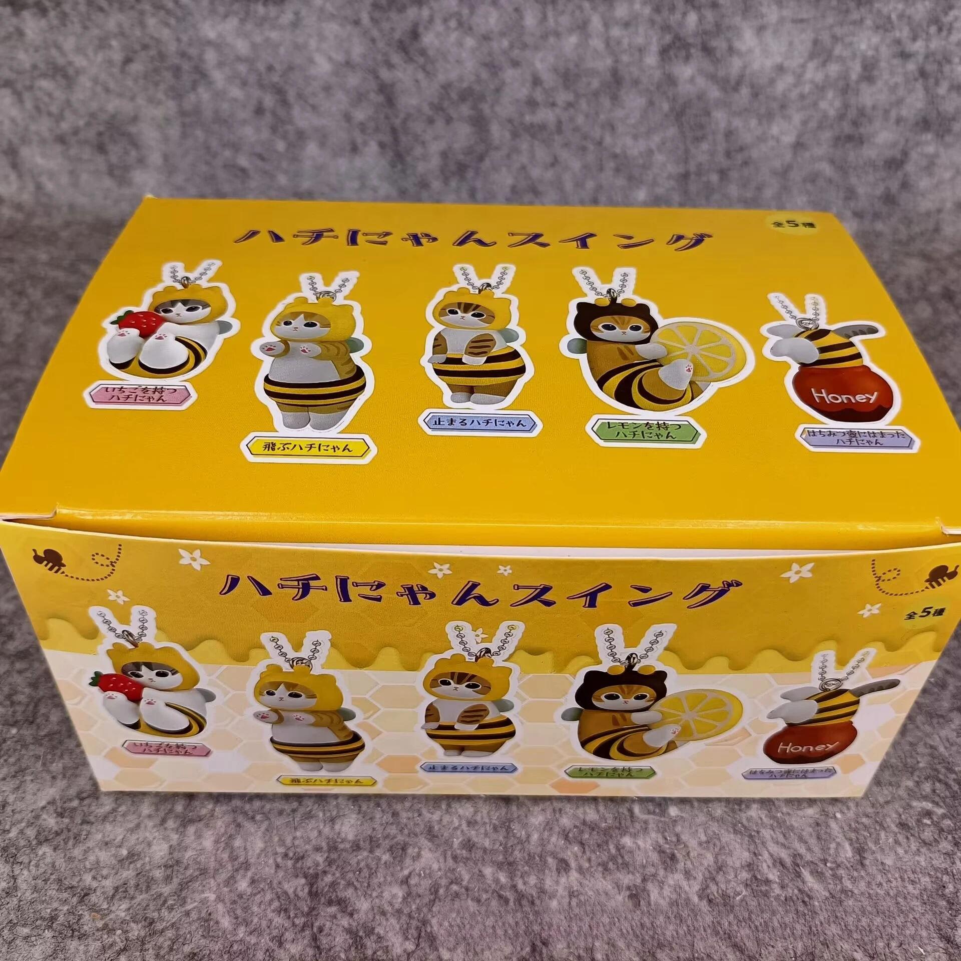 Vormige Mofusand Bee Blind Box Twisted Egg Bee Cat Anime Figuur Ornament Schattige pop Handgemaakt Model Decoratie Speelgoed Verjaardagscadeau