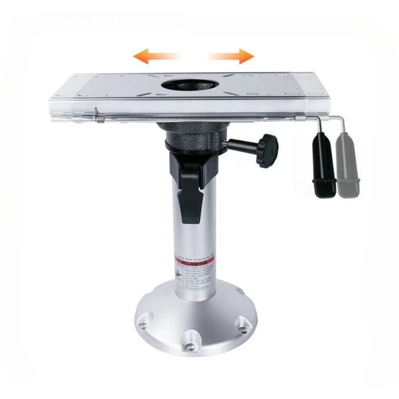 Ship Accessories Ship Seat Base Slide Rail Aluminum Alloy Front and Rear Movable Marine Anti-corrosion and Rust Proof Seat Base