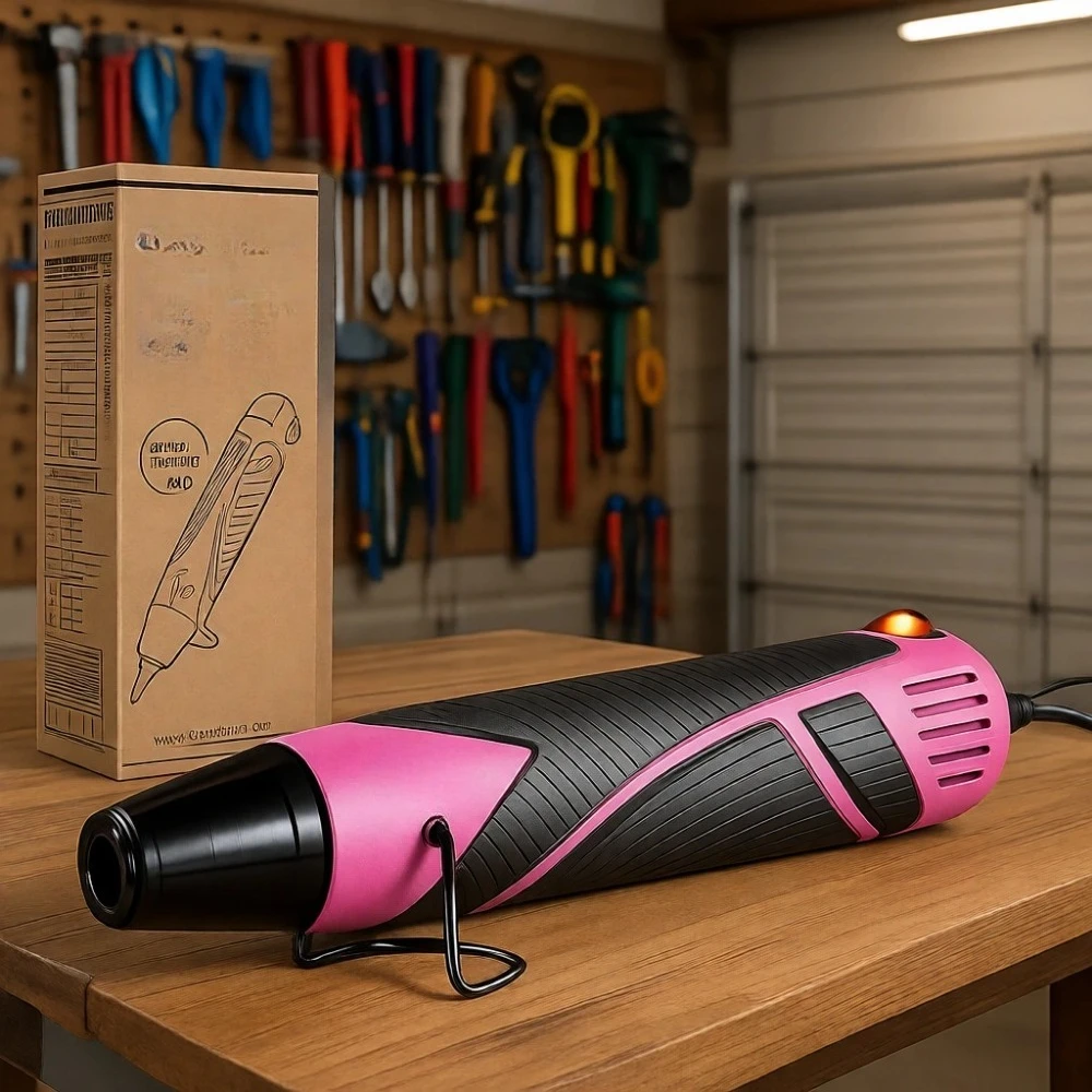 

Мини-термофен с двумя температурными режимами для работы с полимерной смолой, термоусадочного винила, тиснения, изготовления свечей, сублимации, ремонта телефонов, DIY