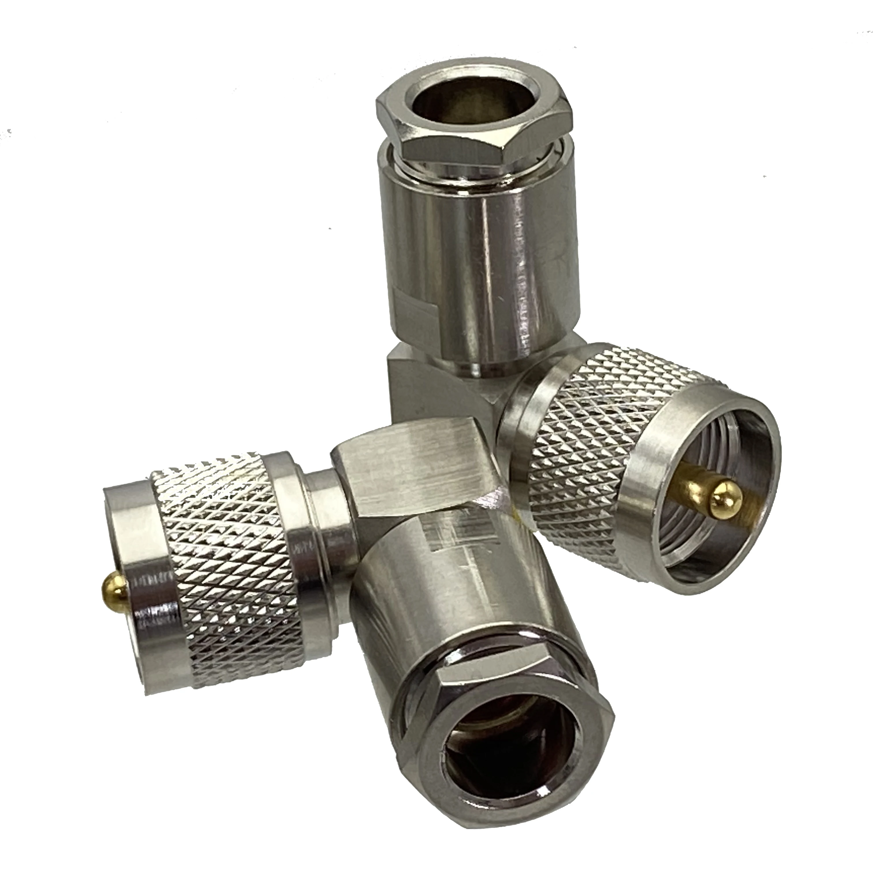 Connector PL259 UHF male Plug right angle clamp RG8 LMR400 RG213/214 RG165 Cable