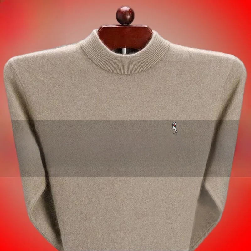 

TUCANO Men's Wool Knitwear Winter Thiened f High Collar Loose Base irt Dad Sle Warm Sweater Faion Urban Busin C...