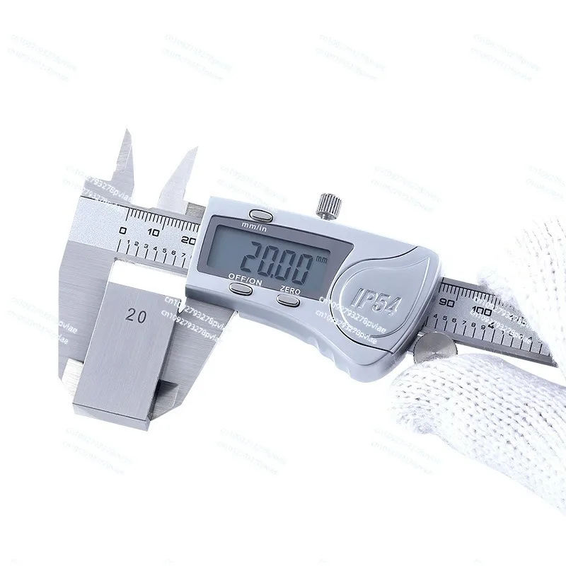 Electronic digital display digital vernier caliper 0-150/200/300mm stainless steel high-precision waterproof splash