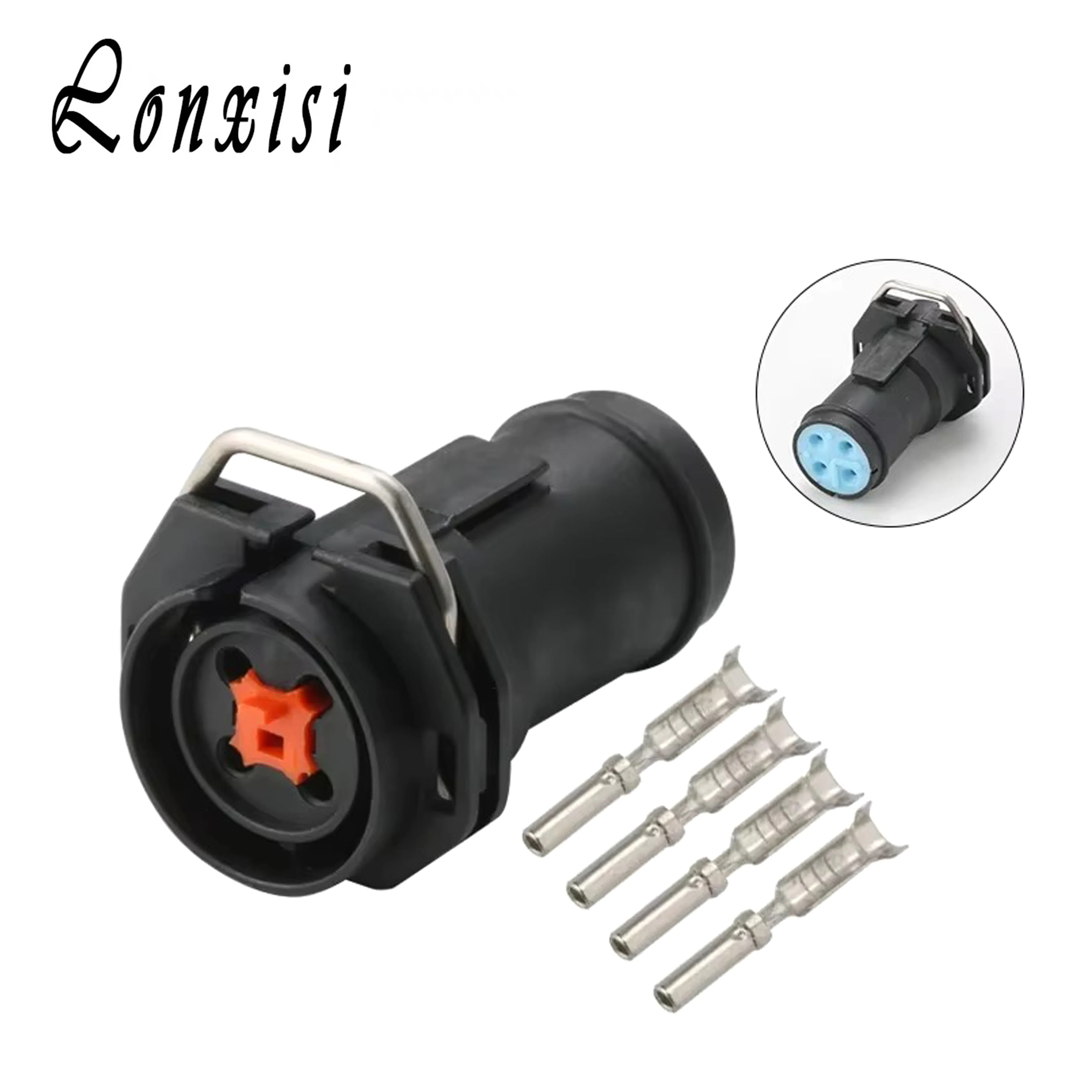 

1/5/10/20/50 Sets 4 Pin 086-0068-000 Male Round Shape Connector Jacket Auto Way Female Socket Wiring Plug Fuse Box