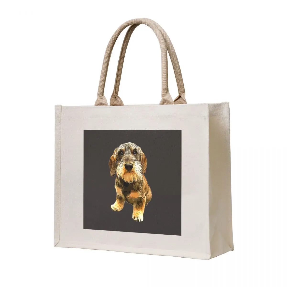 

Dachshund Wire Haired Beauty! Tote Bag personalized tote bag bags for women custom fabric bag Women's