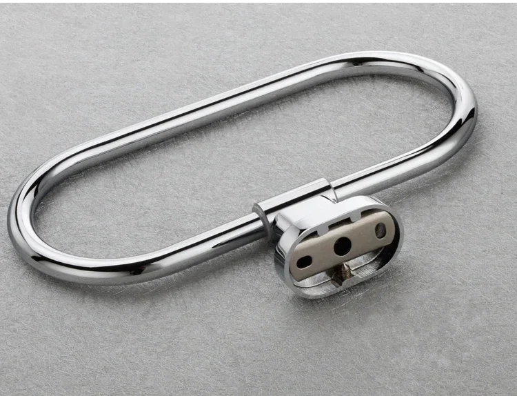 Bathroom Accessory solid brass polished chrome Round bathroom shelf  holder rack suitable for Towel