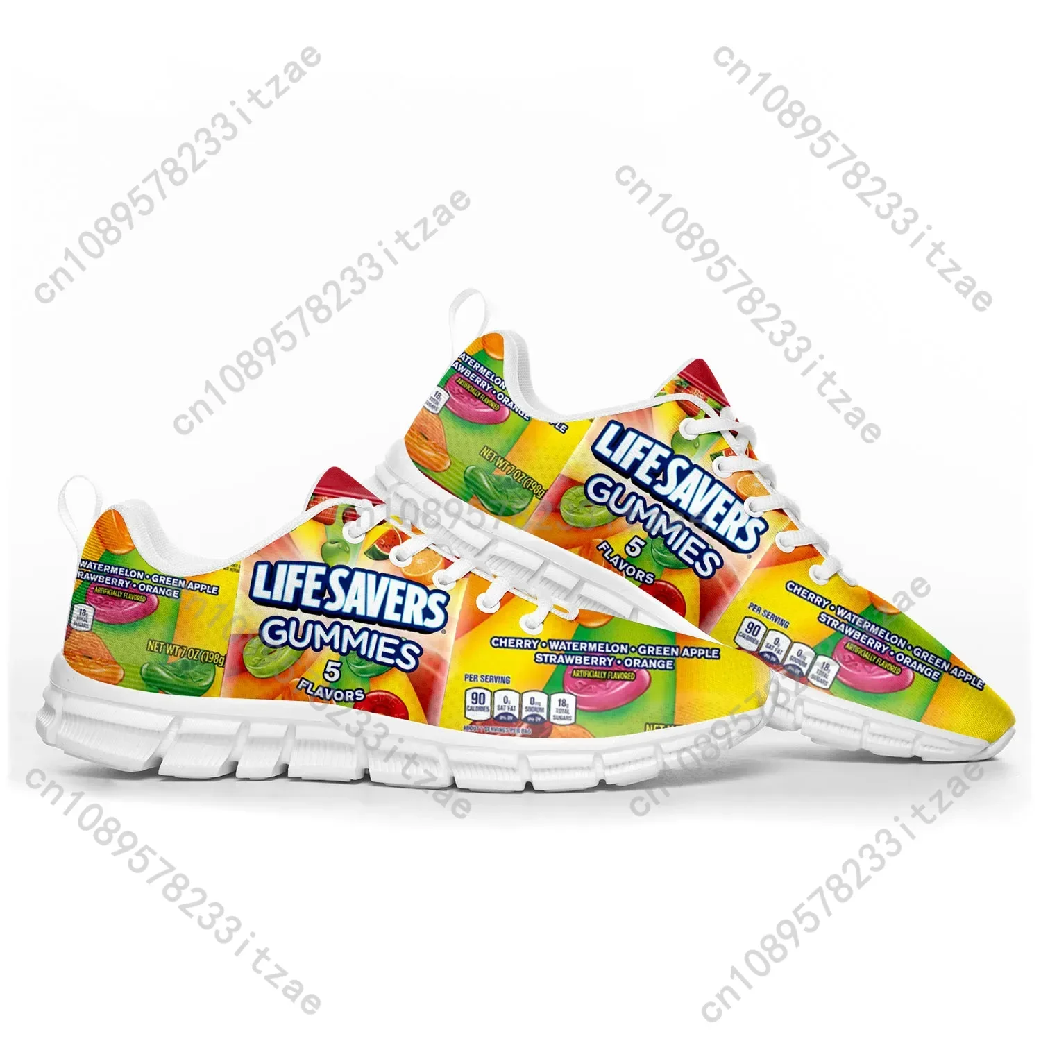 Divertenti caramelle cibo snack scarpe sportive uomo donna adolescente bambini bambini sneakers personalizzate scarpa su misura coppia di alta qualità