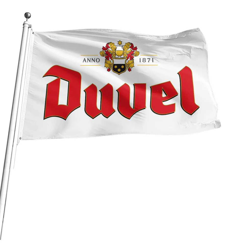 Duvel piwo flaga dekoracja poliester może być dostosowany do domu na zewnątrz 90x150cm baner 3x5FT