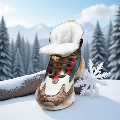 men boots 2024 New Winter Slippers Warm Men Shoes Waterproof Non-Slip Plush Sneakers Male tenis shoes Boots Men Sneakers Winter