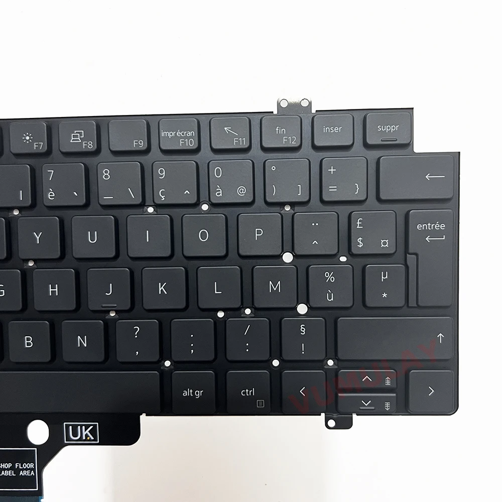 AZERTY Keyboard for Dell Latitude 7420 7430 7521 7520 7240 7530 5420 5421 5430 5431 0NMWP8 0MNNHV French FR Backlit