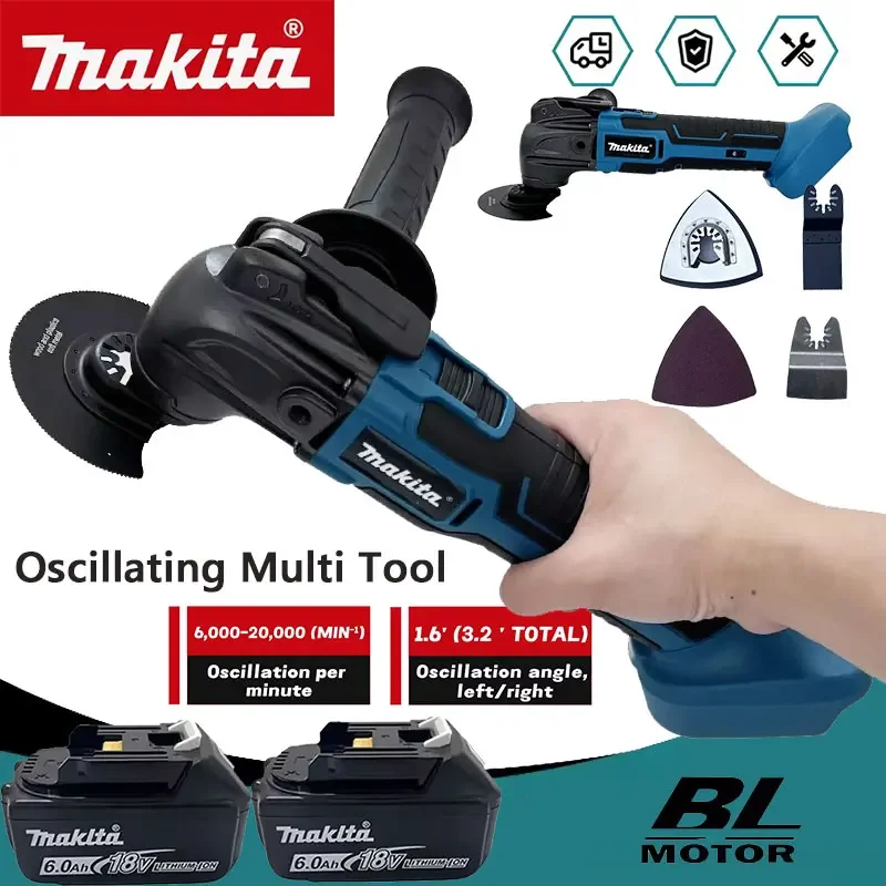 

Makita Brushless Quick Release Oscillating 18V Tool Multi Functional Tool Renovator Electric Trimmer Compatible 18V Battery