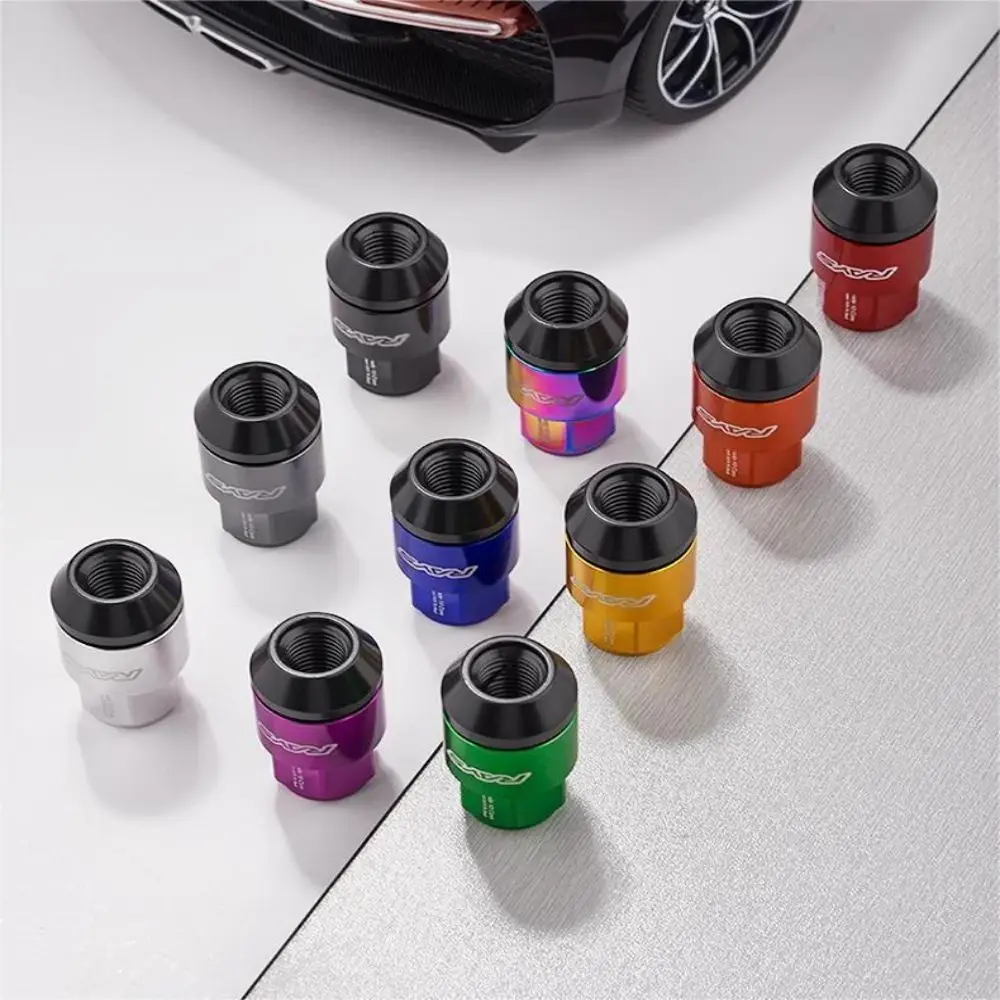 Aluminum And Iron Exterior PartsJdm Accessories Rays Car Wheel Racing Lug Nuts Hub Screw M12*1.5/1.25 M14*1.5  20Pcs Wheel caps