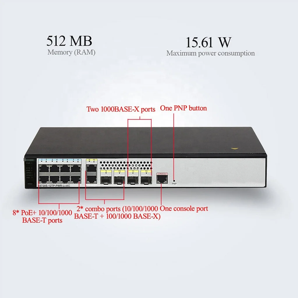 Jaringan POE Switch Optical Optical Ethernet Switch