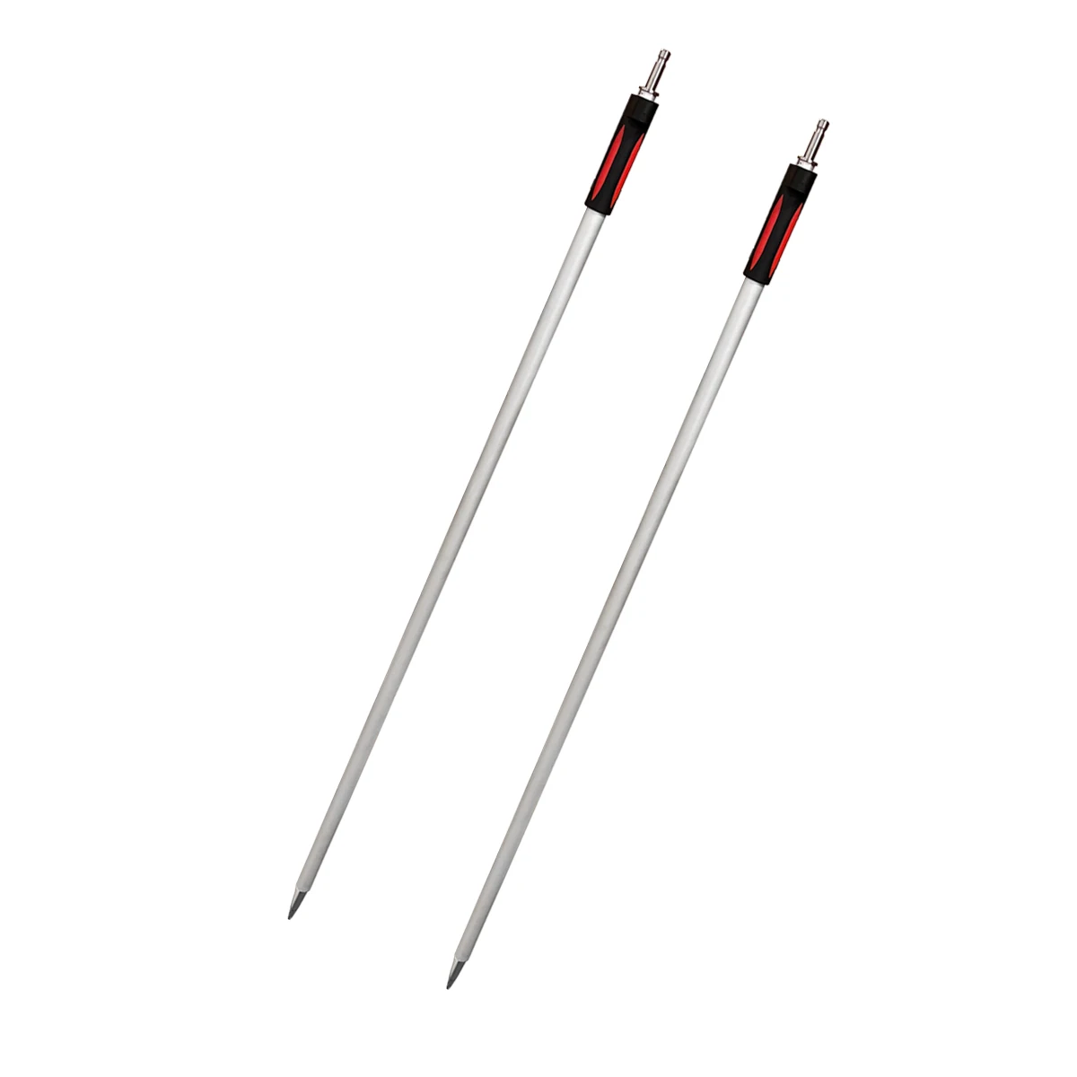 2pcs Aluminum GLS12 Telescopic Surveying Prism Pole For Leica Total Station