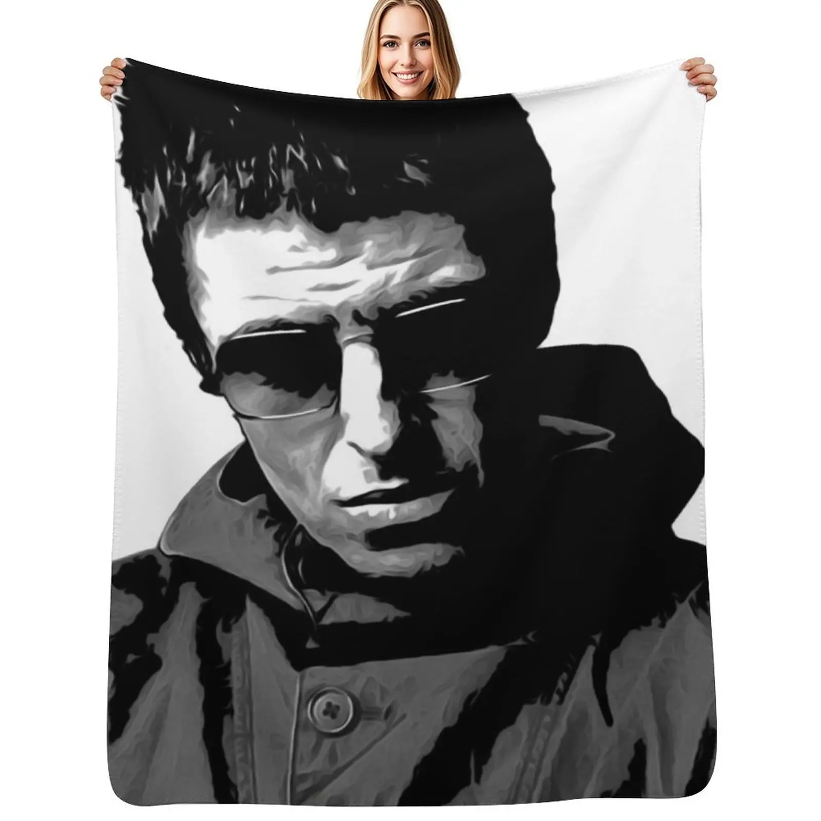 Liam Gallagher #3 Throw Blanket Foldable Soft Warm Blanket for Outdoor Use