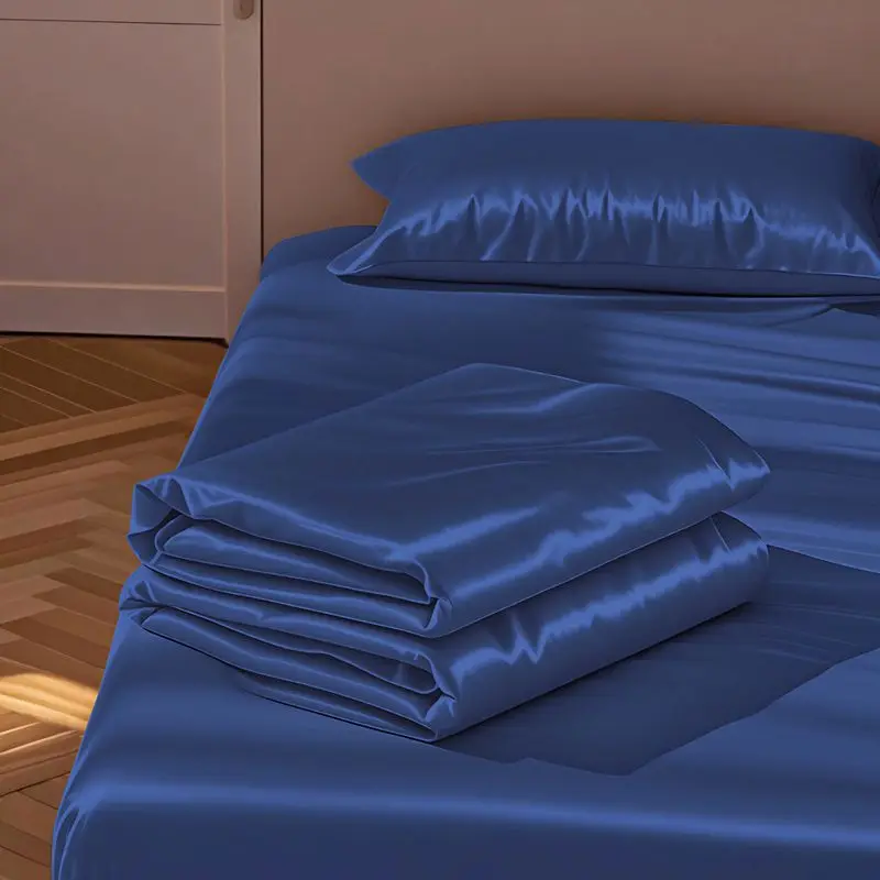 

Duvet Cover Set Bed 120/150/180/200 Tencel Silk Bedding Set Black Green White Summer Sheet Luxury Stretch Fitted Sheet 180x200