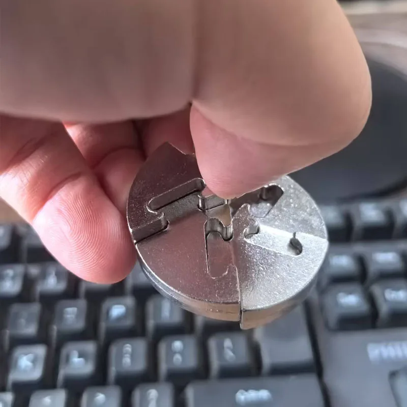 Niezwykłe Metalowe Łamigłówki Test IQ Zabawki Edukacyjne Gry Logiczne Dla Dzieci Dorosłych Casse Tete Difficile Rompecabezas Metalico