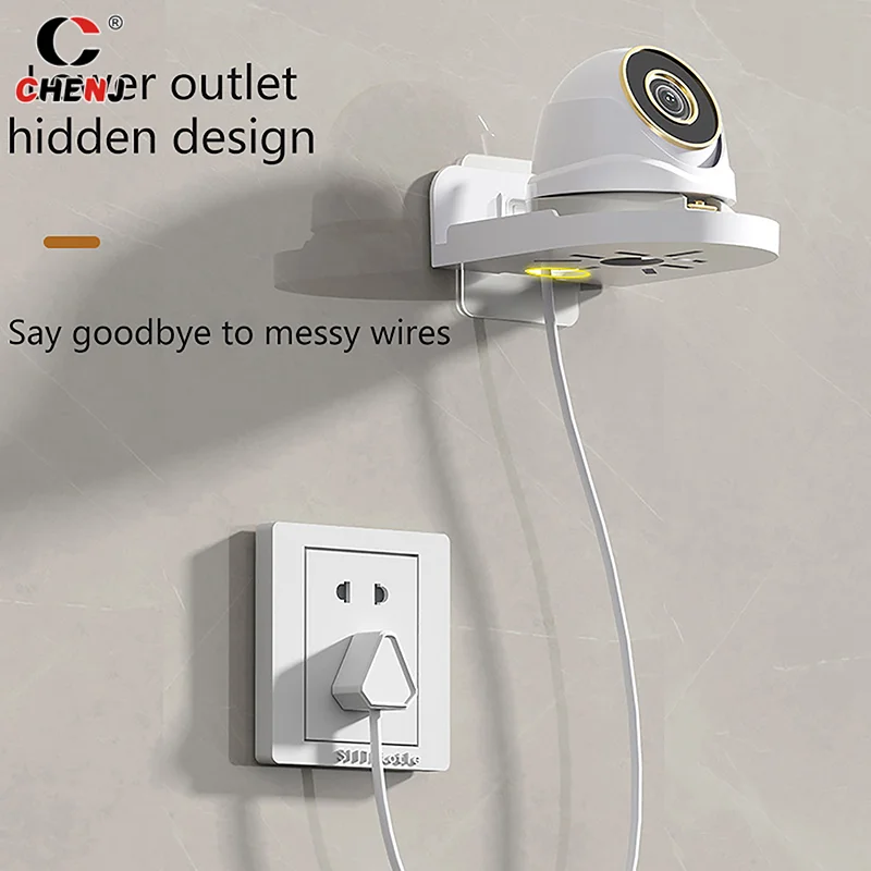 Punch-Free Security Surveillance Camera Stand Nieuwe Traceless Muur Gemonteerde Beugel Home Zelfklevende Boorvrije Fixer