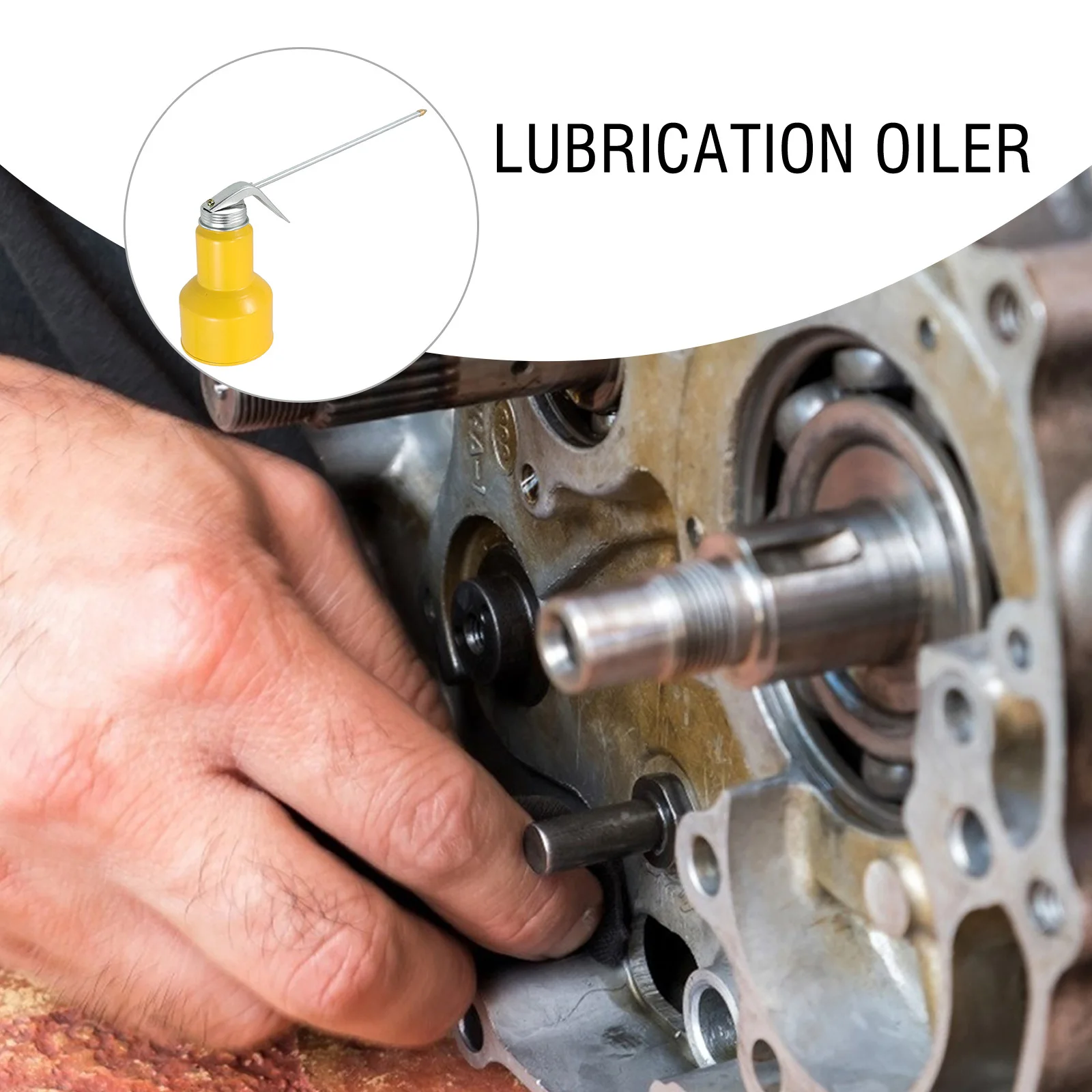 

Metal Oil Can Long Spout Manual Fuel Transfer Pump Portable Lubrication Tool For Car Motorcycle Maintenance Oiler Bucket