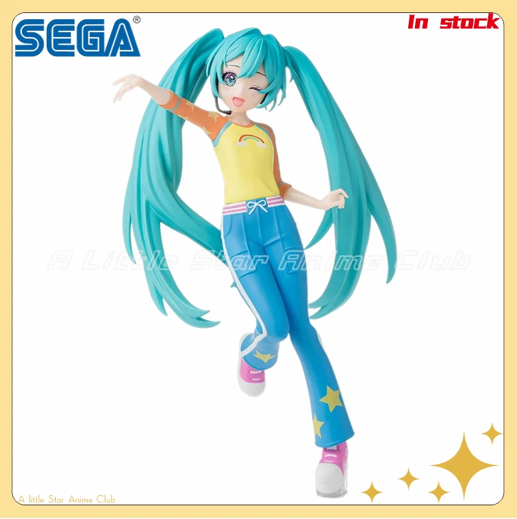 

In Stock Original SEGA Desktop X Decorate Collections LOVEANDBERRY Hatsune Miku Love Clothing Style Model Toys