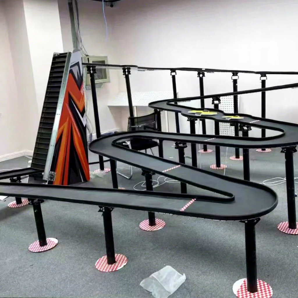 Custom DIY Large-Scale Car Simulation Rally Track Marble Run Maze Game Set for Amusement