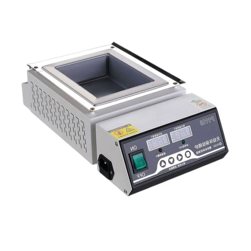 New Tin furnace lead-free environmental protection titanium tin furnace square table type lead melting furnace